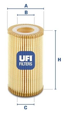 UFI Eļļas filtrs 25.159.00
