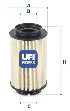 UFI Degvielas filtrs 26.014.00