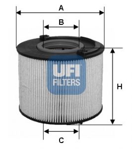 UFI Degvielas filtrs 26.015.00