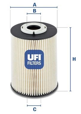 UFI Degvielas filtrs 26.020.00