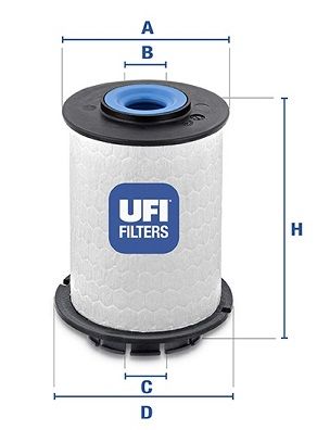 UFI Degvielas filtrs 26.033.00