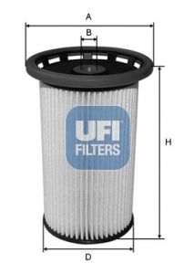 UFI Degvielas filtrs 26.038.00
