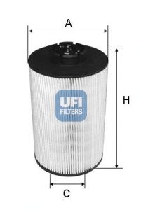 UFI Degvielas filtrs 26.039.00