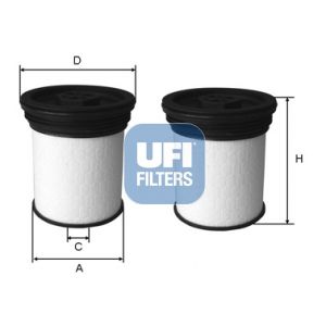 UFI Топливный фильтр 26.047.00