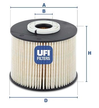 UFI Degvielas filtrs 26.055.00