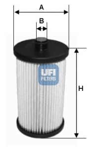 UFI Degvielas filtrs 26.057.00