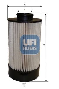 UFI Degvielas filtrs 26.072.00