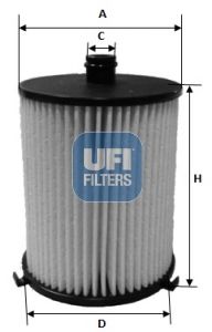 UFI Degvielas filtrs 26.073.00