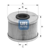 UFI Топливный фильтр 26.686.00