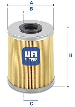 UFI Degvielas filtrs 26.687.00