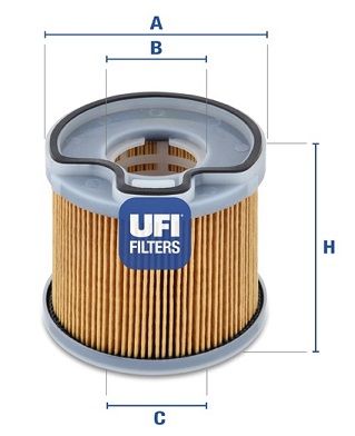 UFI Топливный фильтр 26.691.00