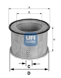 UFI Gaisa filtrs 27.032.00