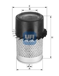UFI Воздушный фильтр 27.137.00