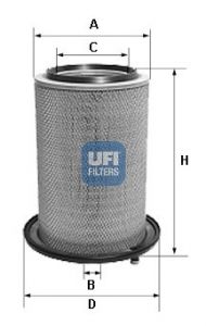 UFI Gaisa filtrs 27.158.00