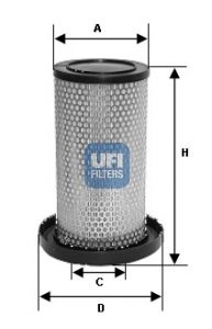 UFI Gaisa filtrs 27.175.00