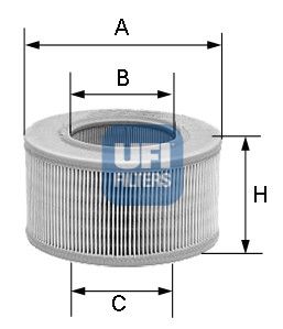 UFI Воздушный фильтр 27.181.00