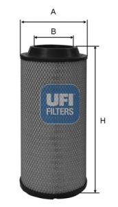 UFI Воздушный фильтр 27.512.00