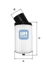 UFI Воздушный фильтр 27.523.00