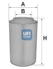 UFI Воздушный фильтр 27.600.00