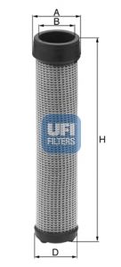 UFI Sekundārā gaisa filtrs 27.A31.00