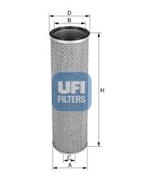 UFI Sekundārā gaisa filtrs 27.A34.00