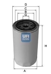 UFI Dzesēšanas šķidruma filtrs 29.001.00