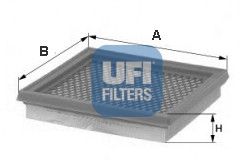 UFI Воздушный фильтр 30.096.00