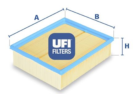 UFI Gaisa filtrs 30.109.00