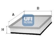 UFI Воздушный фильтр 30.113.00