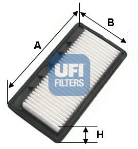 UFI Gaisa filtrs 30.126.00