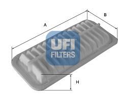 UFI Воздушный фильтр 30.176.00