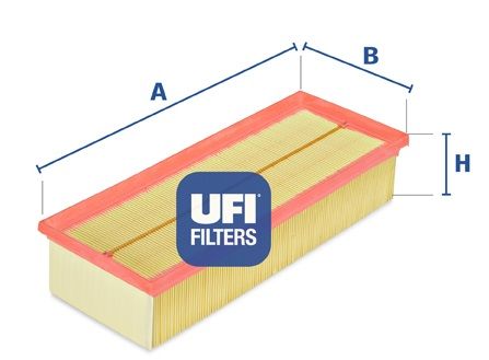 UFI Gaisa filtrs 30.187.00