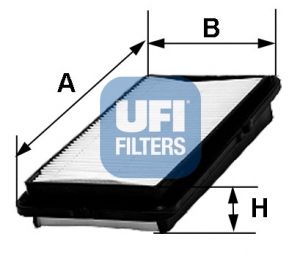 UFI Gaisa filtrs 30.239.00