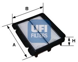 UFI Gaisa filtrs 30.279.00