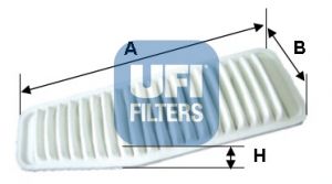 UFI Gaisa filtrs 30.452.00