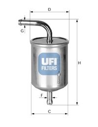 UFI Топливный фильтр 31.530.00