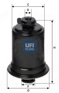 UFI Топливный фильтр 31.648.00