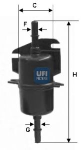 UFI Топливный фильтр 31.740.00