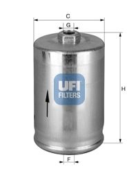 UFI Degvielas filtrs 31.748.00