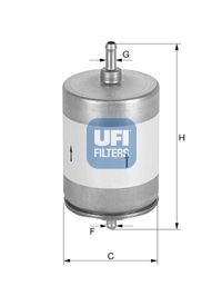 UFI Топливный фильтр 31.817.00