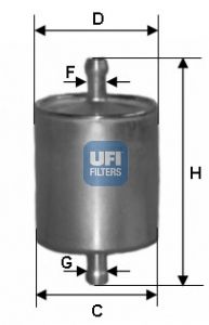 UFI Топливный фильтр 31.836.00