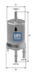 UFI Degvielas filtrs 31.853.00