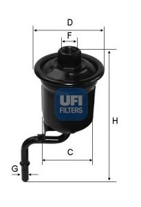 UFI Топливный фильтр 31.914.00