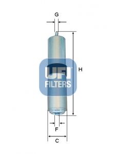 UFI Топливный фильтр 31.926.00