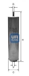 UFI Degvielas filtrs 31.952.00