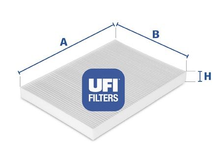 UFI Фильтр, воздух во внутренном пространстве 53.006.00