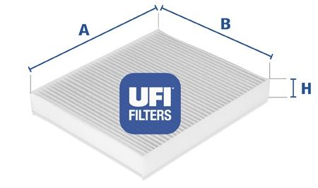 UFI Фильтр, воздух во внутренном пространстве 53.031.00