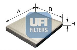 UFI Фильтр, воздух во внутренном пространстве 53.051.00