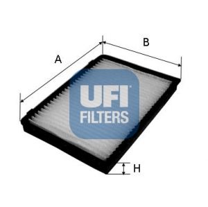 UFI Фильтр, воздух во внутренном пространстве 53.151.00