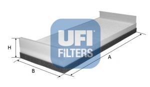 UFI Фильтр, воздух во внутренном пространстве 53.165.00